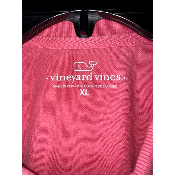 Vineyard Vines Men's XL Pink Polo Golf Shirt - Picture 3 of 7